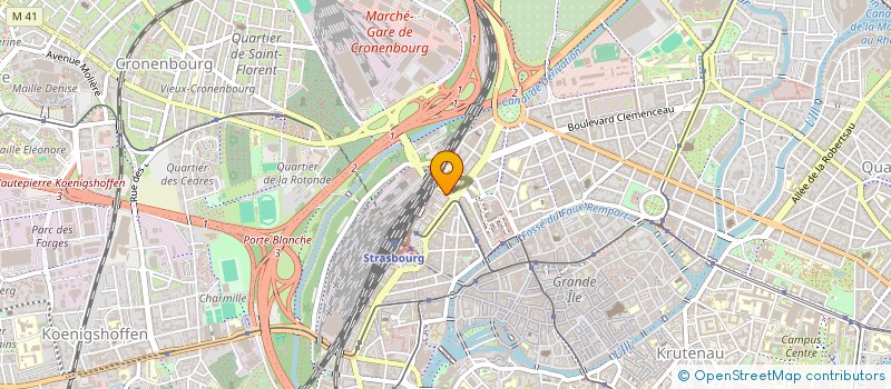 localisation de l'entreprise MONSIEUR DANIEL CAPITAO  STRASBOURG