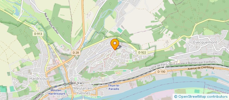 localisation de l'entreprise MONSIEUR DANIEL CAPMARE  MEULAN-EN-YVELINES