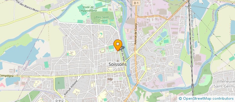 localisation de l'entreprise MONSIEUR DANIEL CAPPOEN à SOISSONS