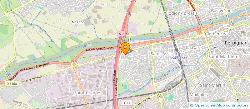 localisation de l'entreprise MONSIEUR DANIEL CARBOGNANI  PERPIGNAN