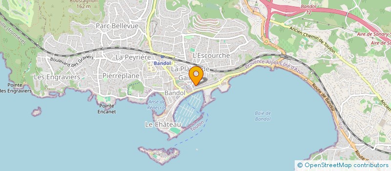 localisation de l'entreprise MONSIEUR DANIEL CARCASSONNE à BANDOL