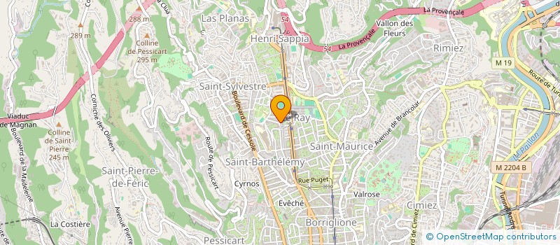 localisation de l'entreprise MONSIEUR DANIEL CARDI  NICE