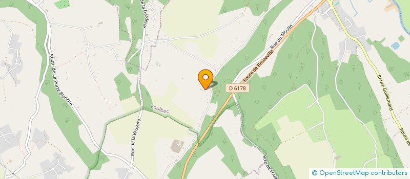 localisation de l'entreprise MONSIEUR DANIEL CARDON  FOULBEC