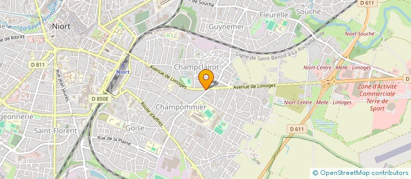 localisation de l'entreprise MONSIEUR DANIEL CARDOT à NIORT