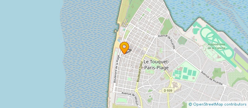 localisation de l'entreprise MONSIEUR DANIEL CARON à LE TOUQUET-PARIS-PLAGE