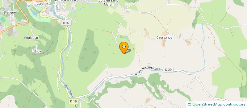 localisation de l'entreprise MONSIEUR DANIEL CARPENA  CAYLUS