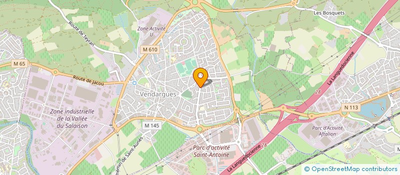 localisation de l'entreprise MONSIEUR DANIEL CARRASCO à VENDARGUES