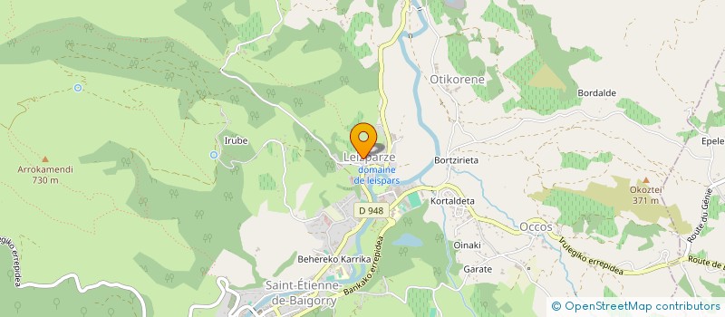 localisation de l'entreprise MONSIEUR DANIEL CARRIQUIRY  SAINT-ETIENNE-DE-BAIGORRY