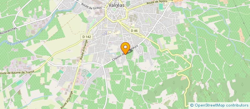 localisation de l'entreprise MONSIEUR DANIEL CARSOL  VALREAS