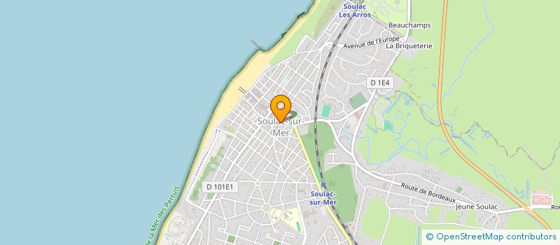 localisation de l'entreprise MONSIEUR DANIEL CARTIER  SOULAC-SUR-MER