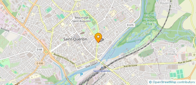 localisation de l'entreprise MONSIEUR DANIEL CARTON à SAINT-QUENTIN