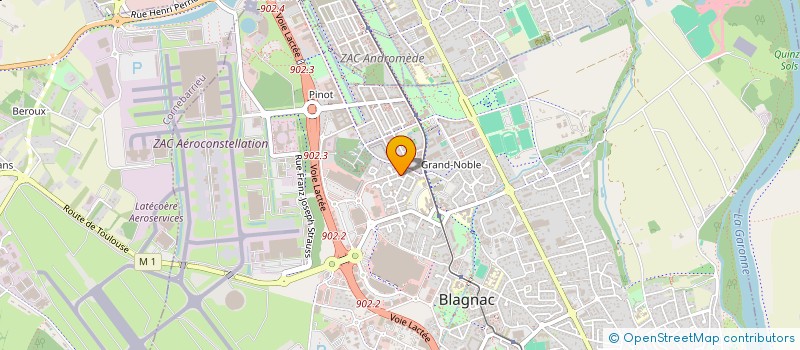 localisation de l'entreprise MONSIEUR DANIEL CASSAGNES à BLAGNAC