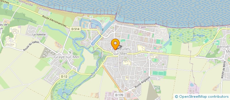 localisation de l'entreprise MONSIEUR DANIEL CASSIGNEUL à COURSEULLES-SUR-MER