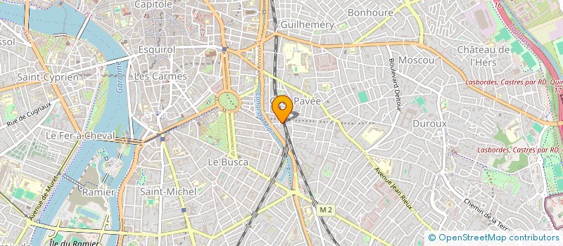 localisation de l'entreprise MONSIEUR DANIEL CASTELNAU  TOULOUSE