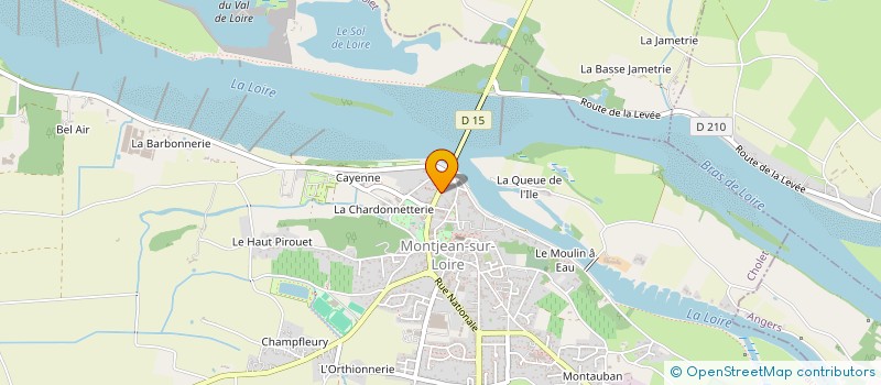 localisation de l'entreprise MONSIEUR DANIEL CASTIN  MAUGES-SUR-LOIRE