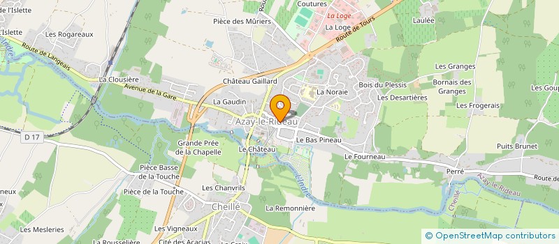 localisation de l'entreprise MONSIEUR DANIEL CATILLON à AZAY-LE-RIDEAU