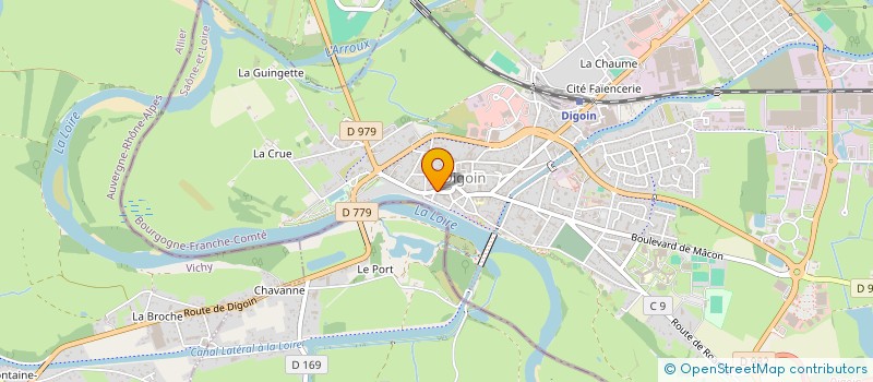 localisation de l'entreprise MONSIEUR DANIEL CAUCHY  DIGOIN