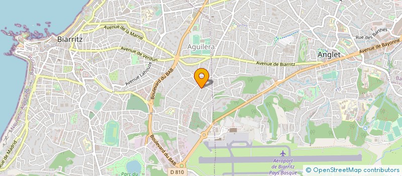 localisation de l'entreprise MONSIEUR DANIEL CAULET à BIARRITZ