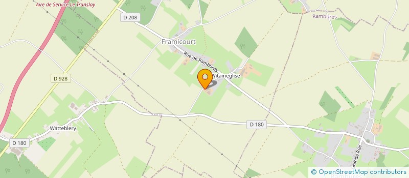 localisation de l'entreprise MONSIEUR DANIEL CAULLIER  FRAMICOURT