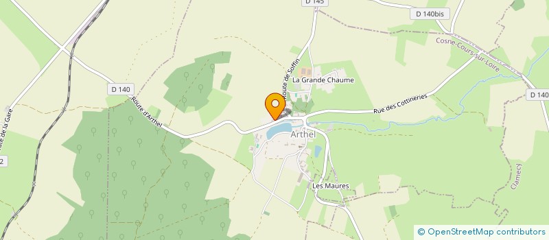 localisation de l'entreprise MONSIEUR DANIEL CAVET à ARTHEL