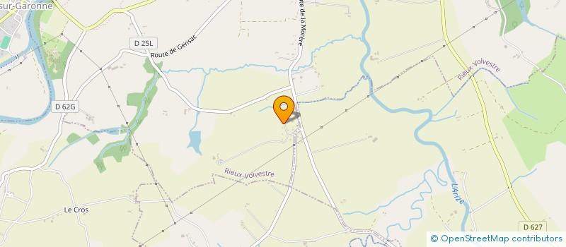 localisation de l'entreprise MONSIEUR DANIEL CAZAUX  RIEUX-VOLVESTRE