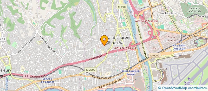 localisation de l'entreprise MONSIEUR DANIEL CAZENAVE à SAINT-LAURENT-DU-VAR