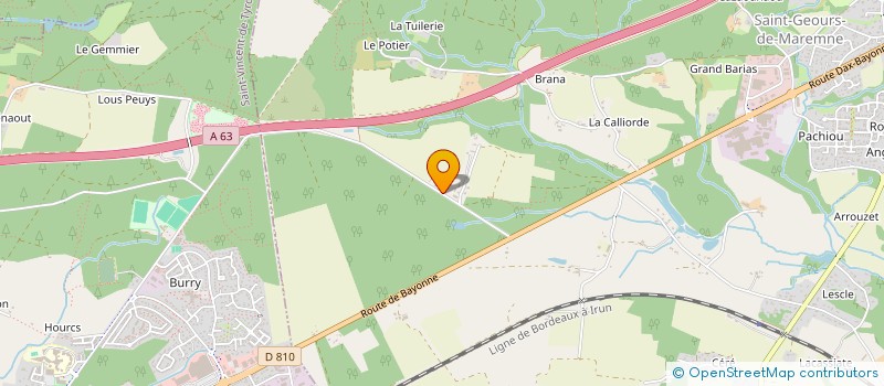 localisation de l'entreprise MONSIEUR DANIEL CAZENAVE  SAINT-GEOURS-DE-MAREMNE