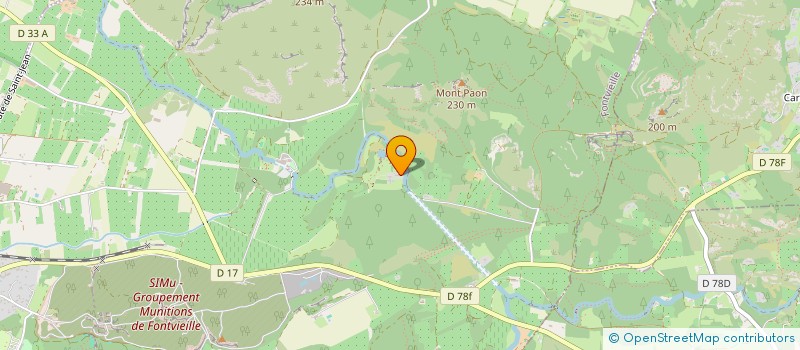 localisation de l'entreprise MONSIEUR DANIEL CEZE  FONTVIEILLE