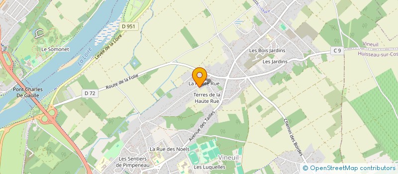 localisation de l'entreprise MONSIEUR DANIEL CHABAULT à VINEUIL