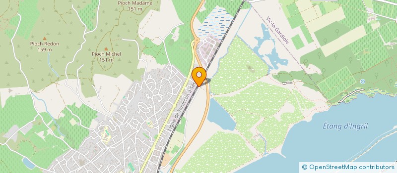 localisation de l'entreprise MONSIEUR DANIEL CHABERT à FRONTIGNAN