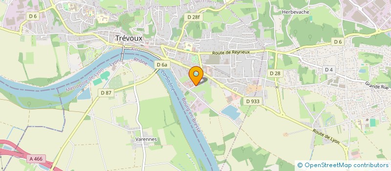 localisation de l'entreprise MONSIEUR DANIEL CHABERT à TREVOUX