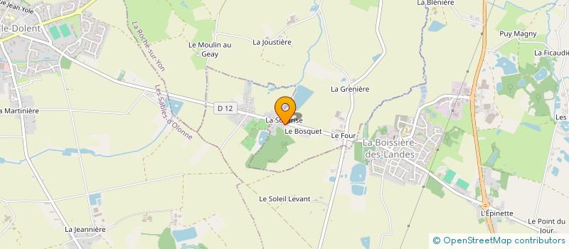 localisation de l'entreprise MONSIEUR DANIEL CHAILLOT à AUBIGNY-LES CLOUZEAUX