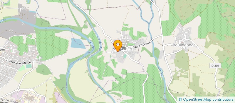 localisation de l'entreprise MONSIEUR DANIEL CHALOU  VILLEDUBERT