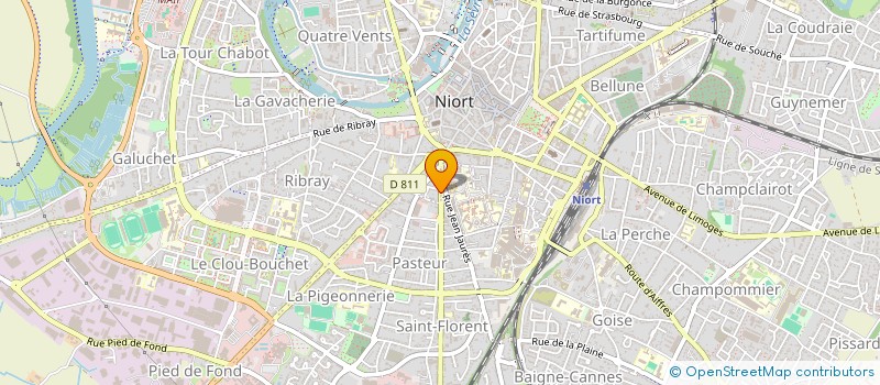 localisation de l'entreprise MONSIEUR DANIEL CHAMARE  NIORT