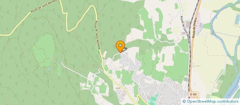 localisation de l'entreprise MONSIEUR DANIEL CHAMBERT  BOURG-SAINT-ANDEOL