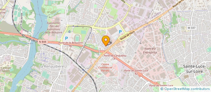localisation de l'entreprise MONSIEUR DANIEL CHAMPALAUNE à NANTES