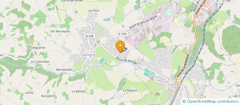 localisation de l'entreprise MONSIEUR DANIEL CHANCELLIER  SAVIGNY