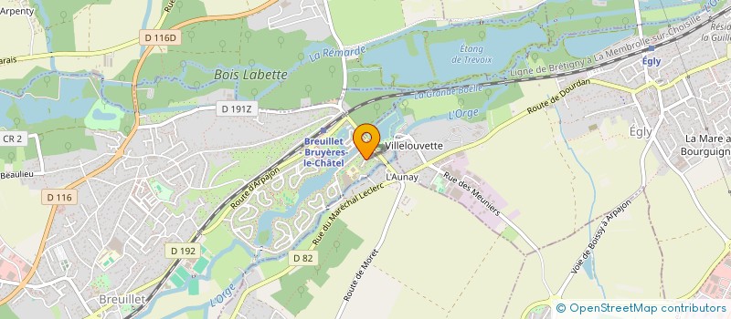 localisation de l'entreprise MONSIEUR DANIEL CHANDRASEGARAM à BREUILLET
