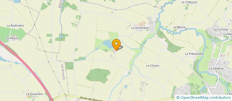 localisation de l'entreprise MONSIEUR DANIEL CHAPLEAU  CHAVAGNES-EN-PAILLERS