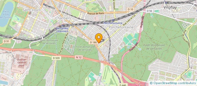 localisation de l'entreprise MONSIEUR DANIEL CHAPUIS à VERSAILLES