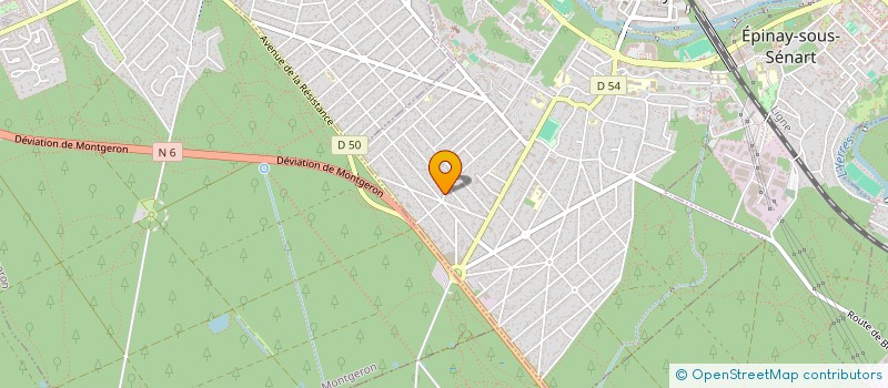 localisation de l'entreprise MONSIEUR DANIEL CHARBIT  BRUNOY