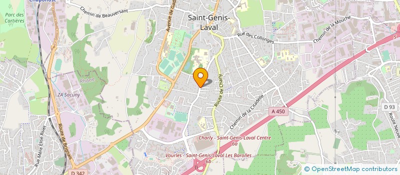 localisation de l'entreprise MONSIEUR DANIEL CHARDON  SAINT-GENIS-LAVAL