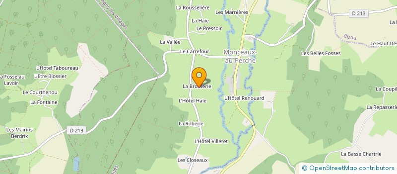 localisation de l'entreprise MONSIEUR DANIEL CHARTRAIN à LONGNY LES VILLAGES