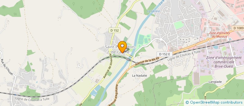 localisation de l'entreprise MONSIEUR DANIEL CHASSAIN  SAINT-PANTALEON-DE-LARCHE