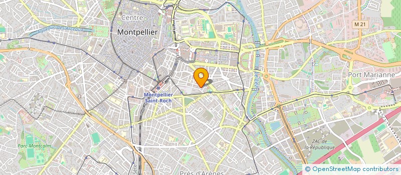 localisation de l'entreprise MONSIEUR DANIEL CHASSIN  BEZIERS
