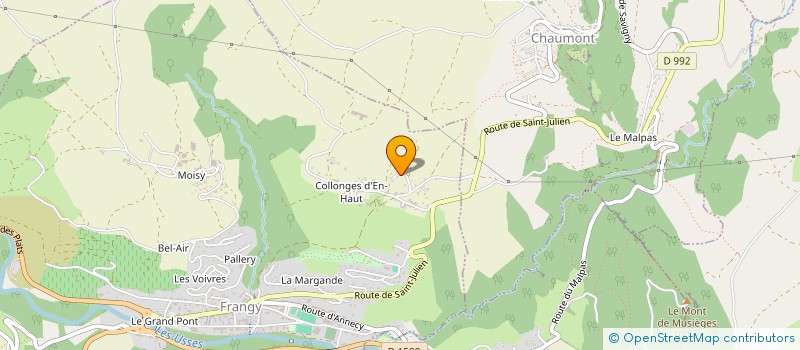 localisation de l'entreprise MONSIEUR DANIEL CHATELAIN  MENTHONNEX-SOUS-CLERMONT