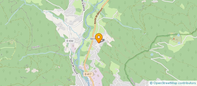 localisation de l'entreprise MONSIEUR DANIEL CHATELAIN  LE SYNDICAT