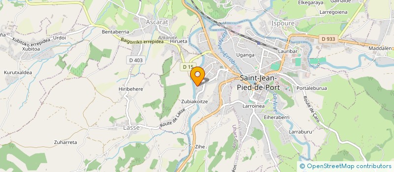 localisation de l'entreprise MONSIEUR DANIEL CHATELET  UHART-CIZE