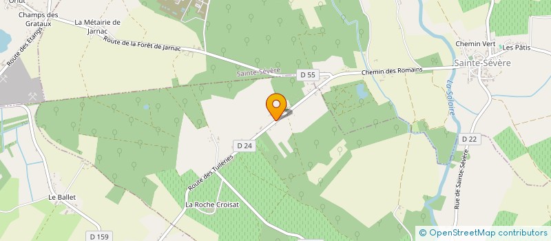 localisation de l'entreprise MONSIEUR DANIEL CHATENET  REPARSAC