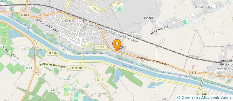 localisation de l'entreprise MONSIEUR DANIEL CHATENIE  CASTELSAGRAT